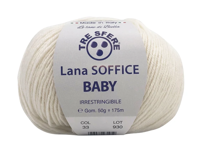 Filato lana soffice baby | cf 500 gr | 50% lana 50% acrilico