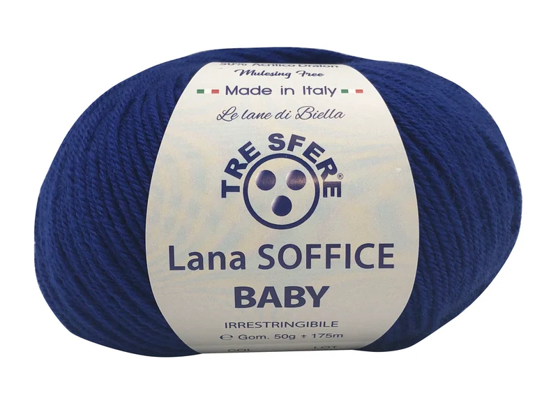 Filato lana soffice baby | cf 500 gr | 50% lana 50% acrilico