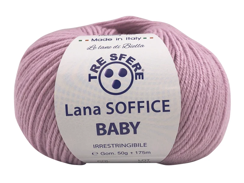 Filato lana soffice baby | cf 500 gr | 50% lana 50% acrilico