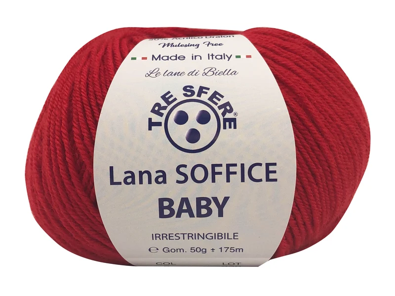 Filato lana soffice baby | cf 500 gr | 50% lana 50% acrilico