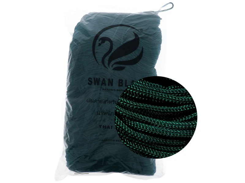 Cordino swan black | cf 500 gr | borse e uncinetto