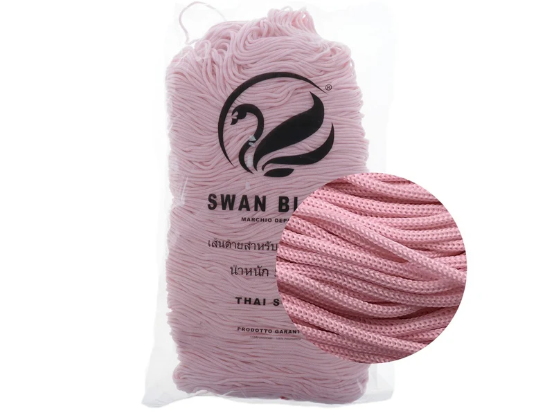 Cordino swan black | cf 500 gr | borse e uncinetto