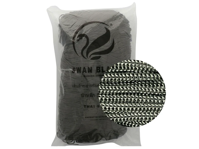Cordino swan black | cf 500 gr | borse e uncinetto