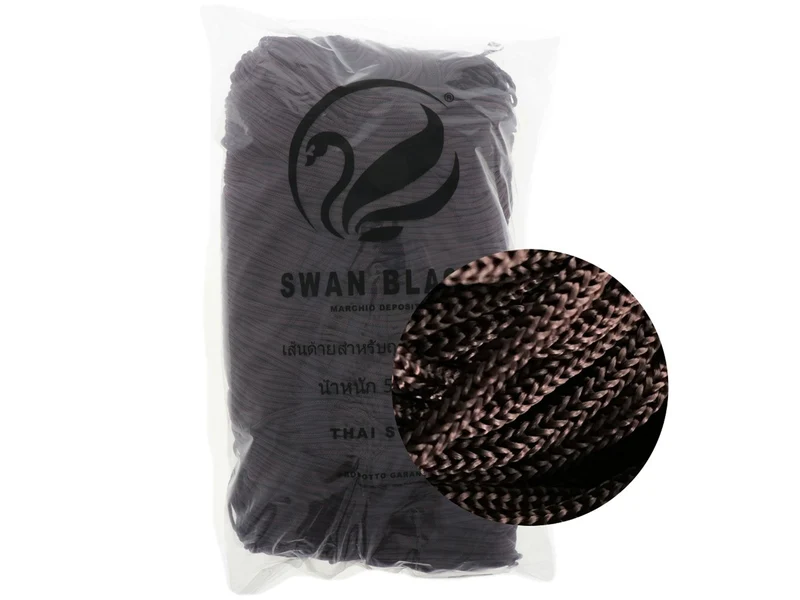 Cordino swan black | cf 500 gr | borse e uncinetto
