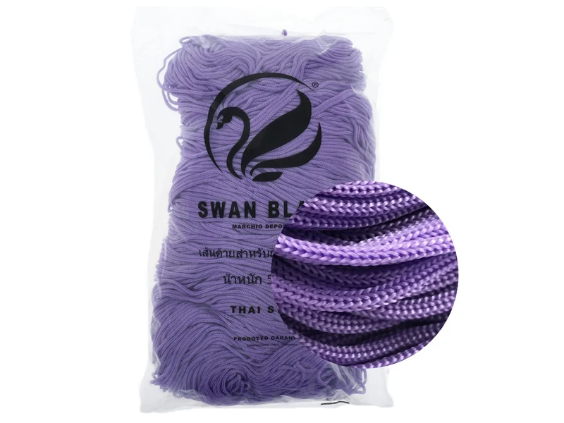 Cordino swan black | cf 500 gr | borse e uncinetto