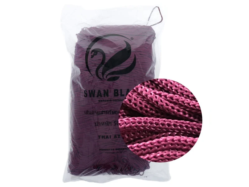Cordino swan black | cf 500 gr | borse e uncinetto