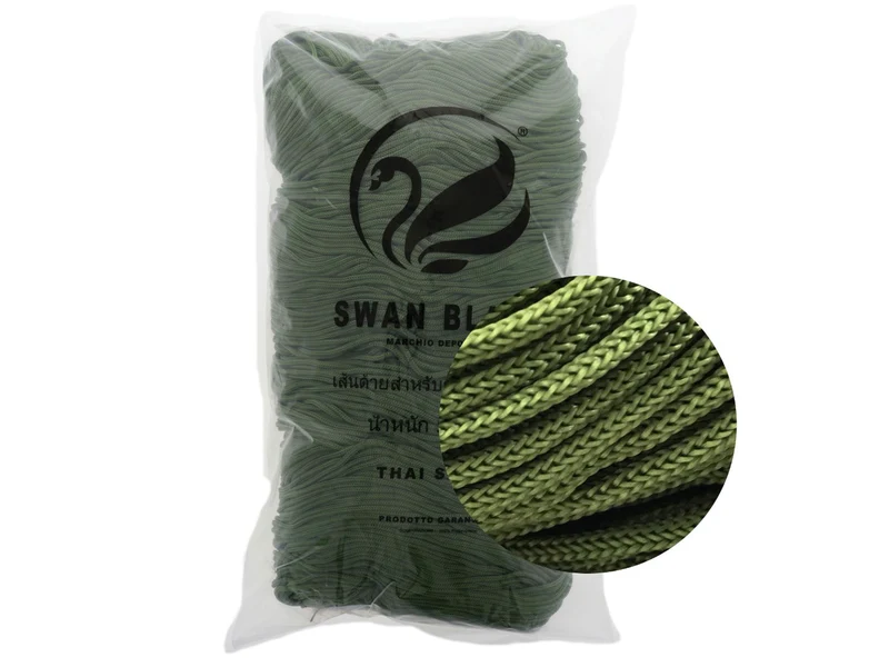 Cordino swan black | cf 500 gr | borse e uncinetto