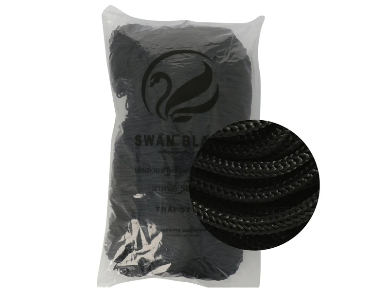 Cordino swan black | cf 500 gr | borse e uncinetto