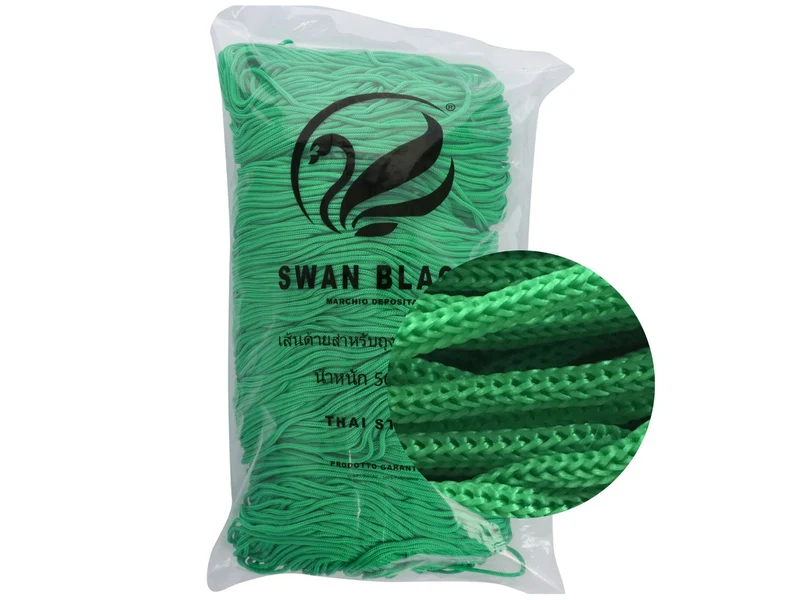 Cordino swan black | cf 500 gr | borse e uncinetto