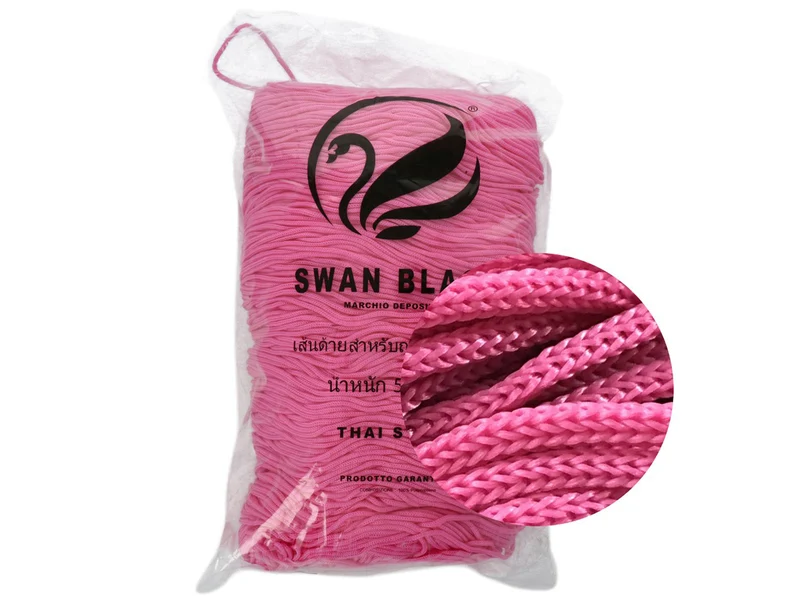 Cordino swan black | cf 500 gr | borse e uncinetto