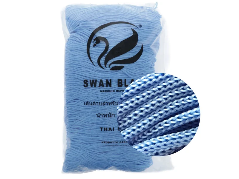 Cordino swan black | cf 500 gr | borse e uncinetto