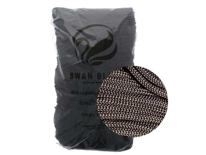 Cordino swan black | cf 500 gr | borse e uncinetto