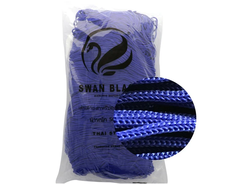 Cordino swan black | cf 500 gr | borse e uncinetto