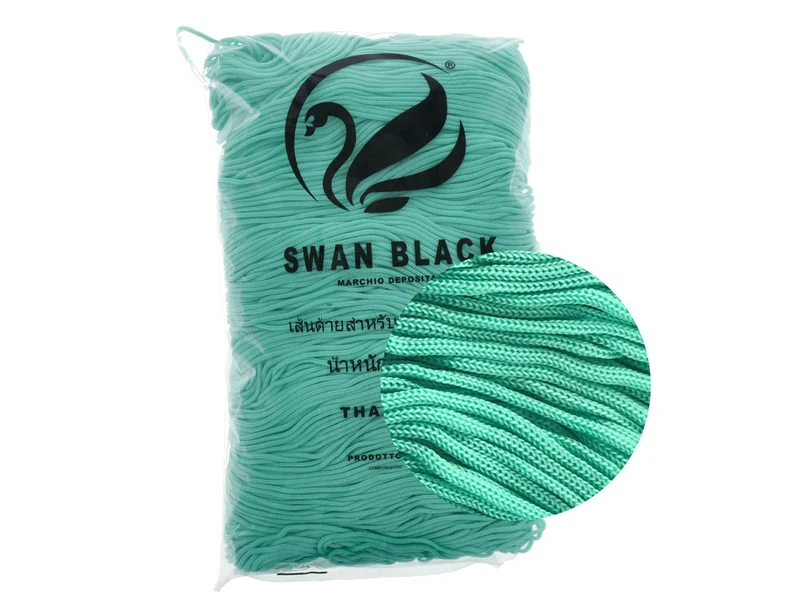 Cordino swan black | cf 500 gr | borse e uncinetto