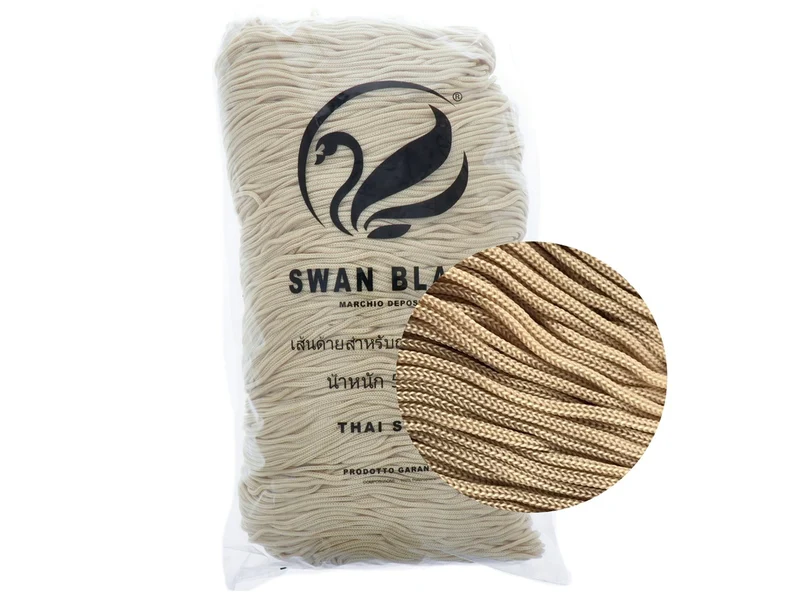 Cordino swan black | cf 500 gr | borse e uncinetto
