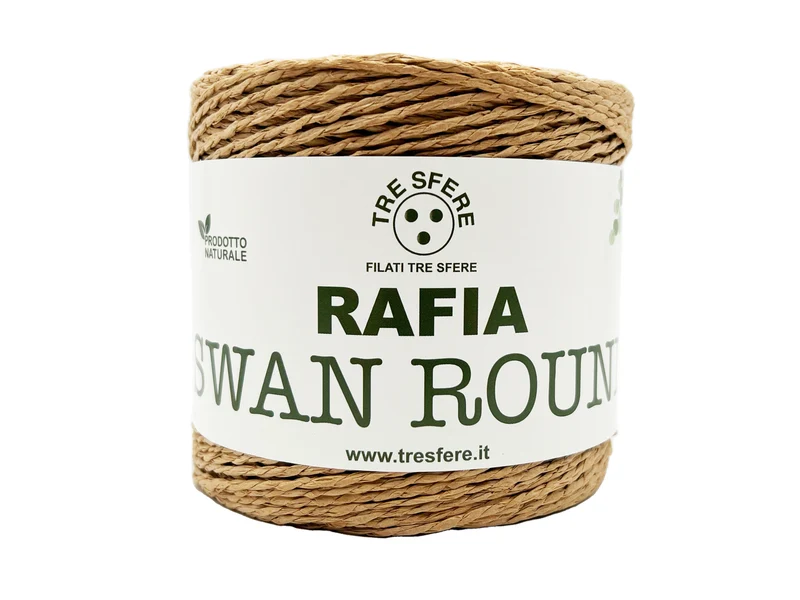 Rafia swan round | cf 150 gr | fibra 100% cellulosa vegetale