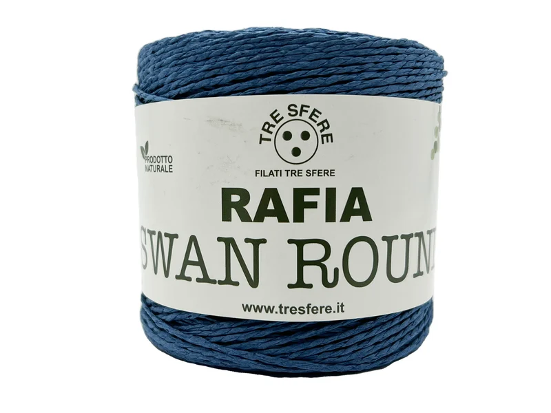 Rafia swan round | cf 150 gr | fibra 100% cellulosa vegetale