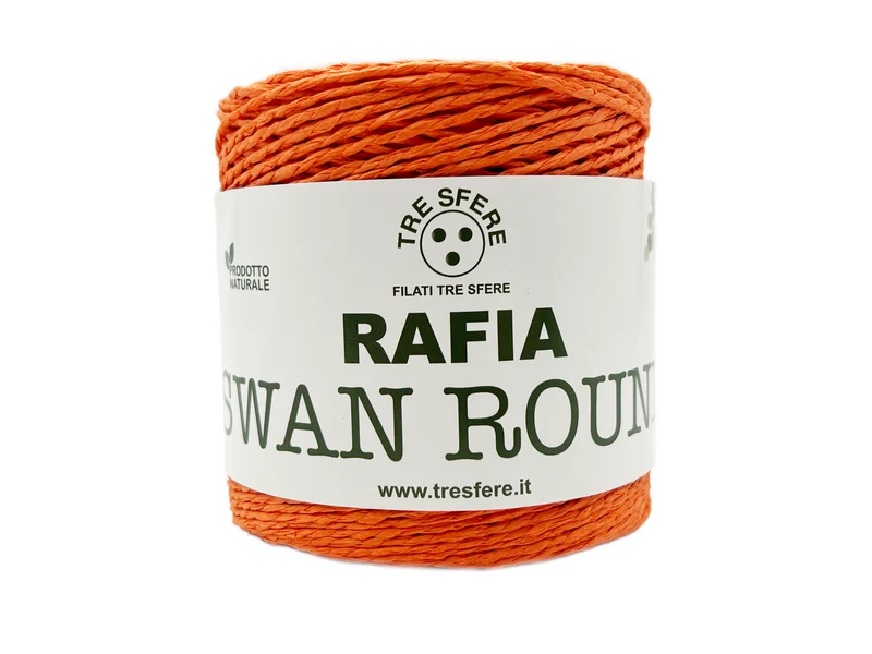 Rafia swan round | cf 150 gr | fibra 100% cellulosa vegetale
