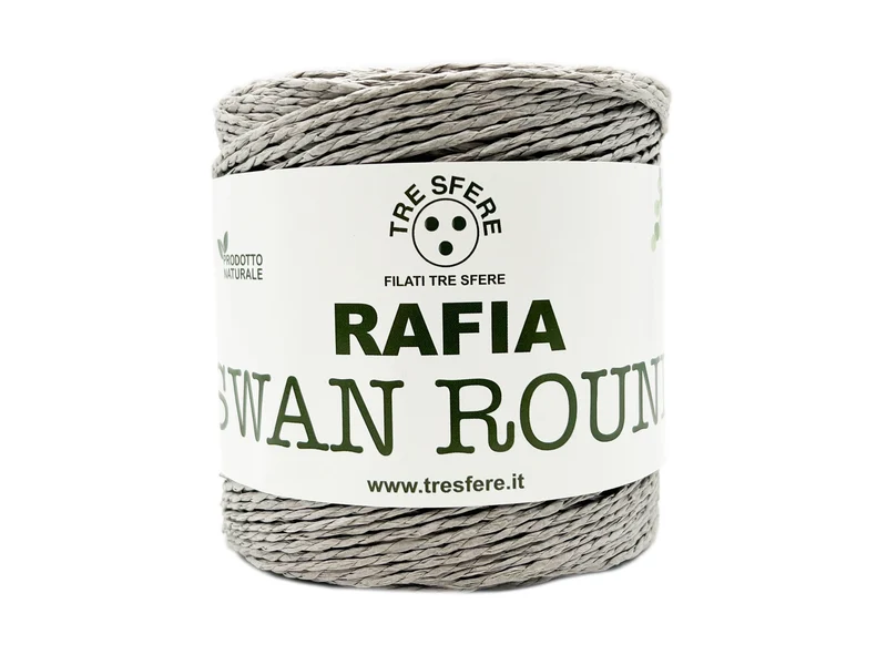 Rafia swan round | cf 150 gr | fibra 100% cellulosa vegetale