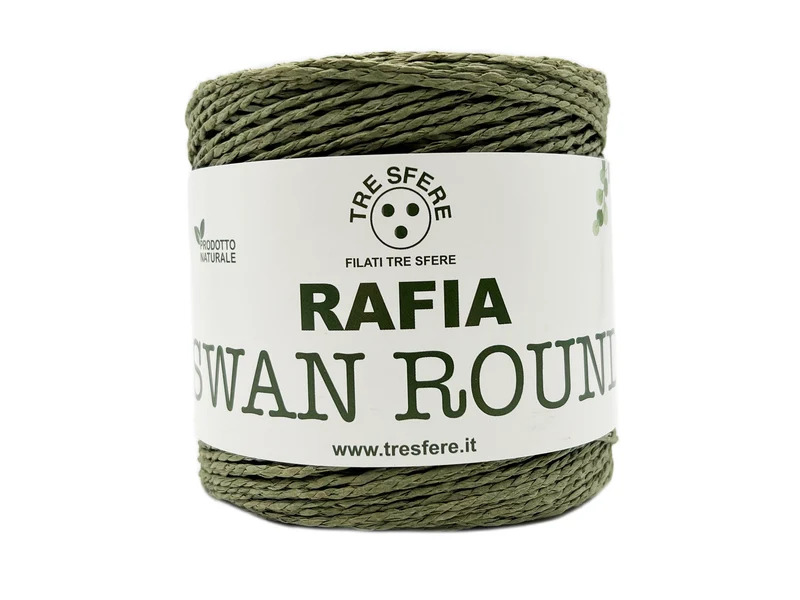 Rafia swan round | cf 150 gr | fibra 100% cellulosa vegetale