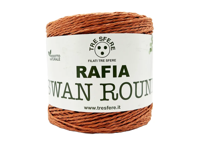 Rafia swan round | cf 150 gr | fibra 100% cellulosa vegetale