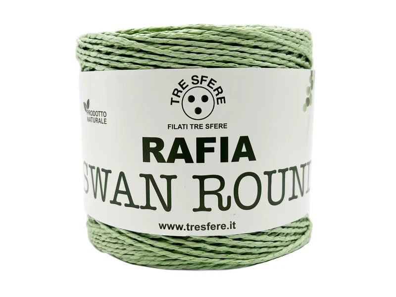 Rafia swan round | cf 150 gr | fibra 100% cellulosa vegetale