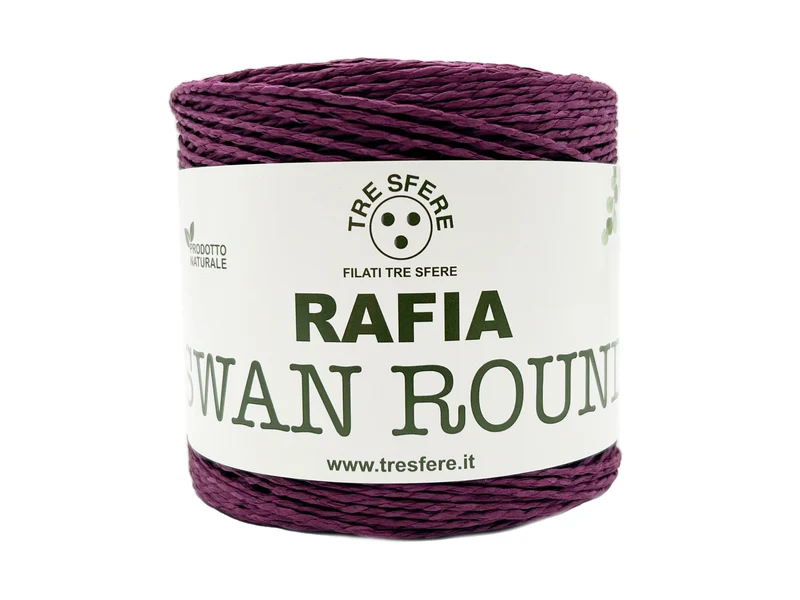 Rafia swan round | cf 150 gr | fibra 100% cellulosa vegetale