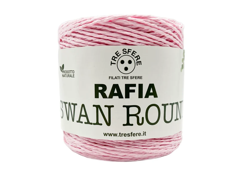 Rafia swan round | cf 150 gr | fibra 100% cellulosa vegetale