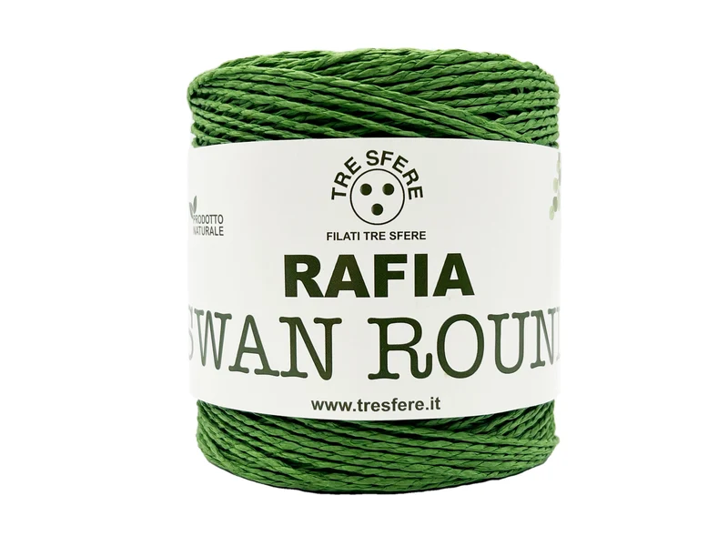 Rafia swan round | cf 150 gr | fibra 100% cellulosa vegetale