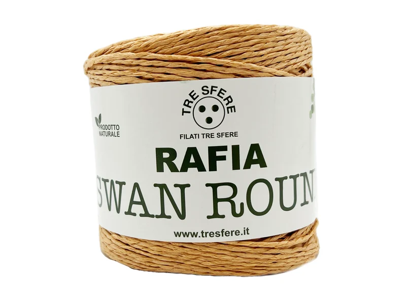 Rafia swan round | cf 150 gr | fibra 100% cellulosa vegetale
