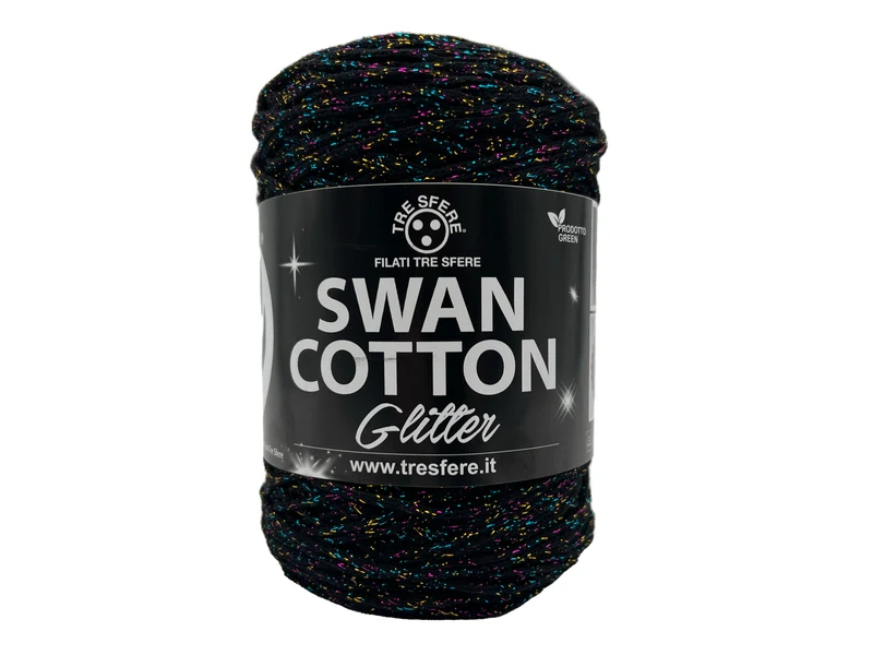 Cordino swan cotton glitter | cf 250 gr | 67% cotone 33% poly