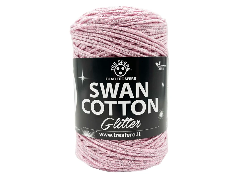 Cordino swan cotton glitter | cf 250 gr | 67% cotone 33% poly