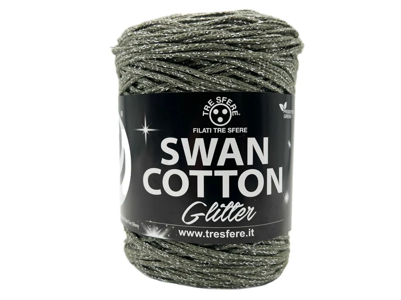 Cordino swan cotton glitter | cf 250 gr | 67% cotone 33% poly