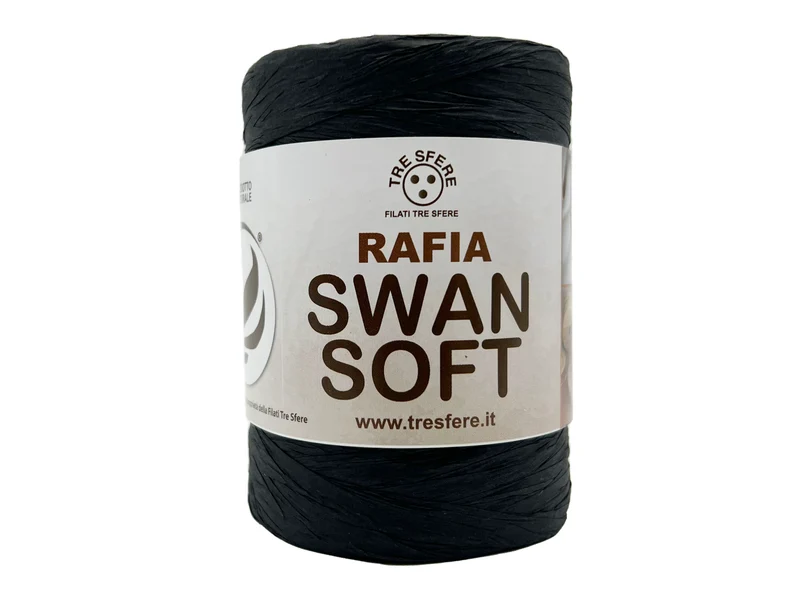 Rafia soft swan | cf 200 gr | fibra 100% cellulosa vegetale