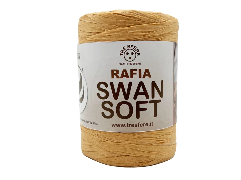Rafia soft swan | cf 200 gr | fibra 100% cellulosa vegetale