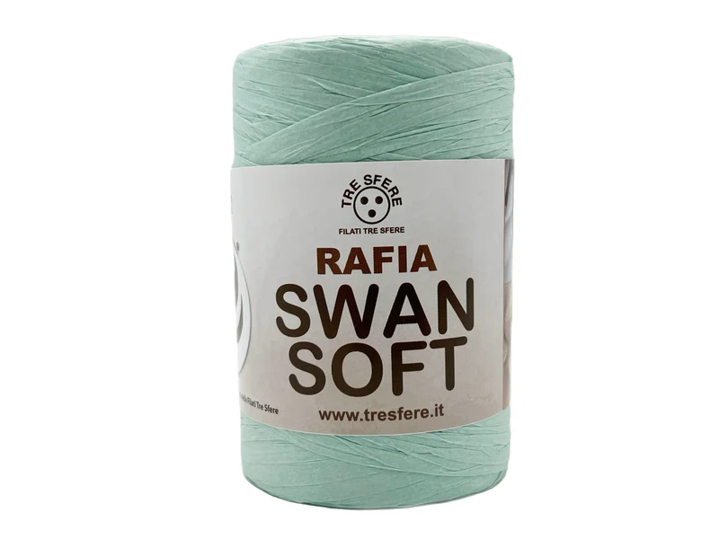Rafia soft swan | cf 200 gr | fibra 100% cellulosa vegetale