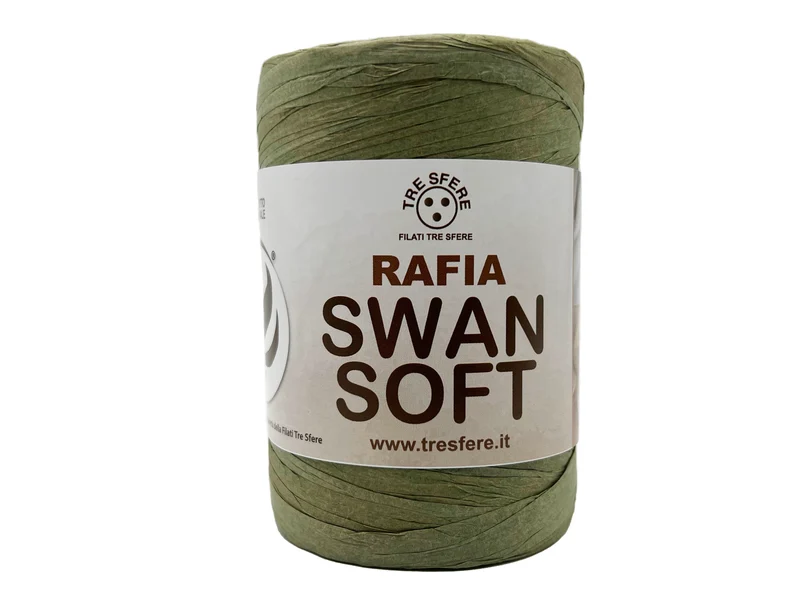 Rafia soft swan | cf 200 gr | fibra 100% cellulosa vegetale