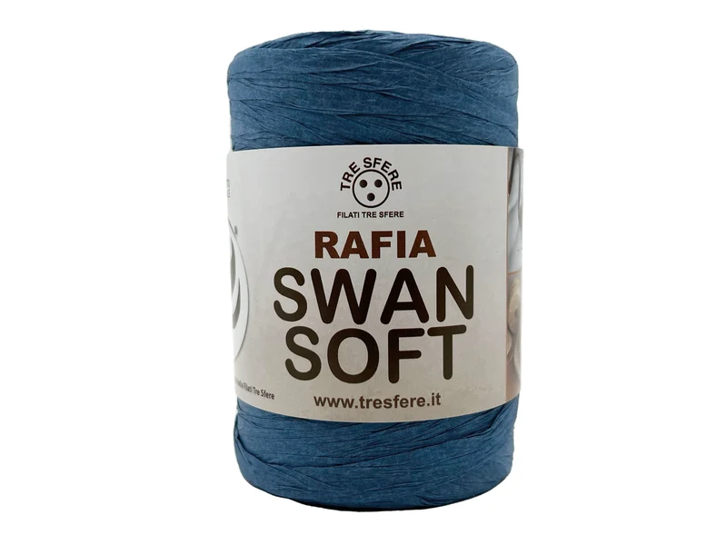 Rafia soft swan | cf 200 gr | fibra 100% cellulosa vegetale