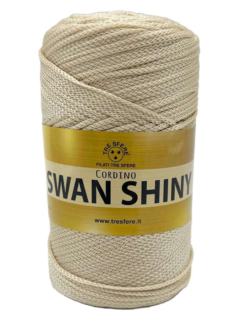 Cordino swan shiny | cf 250 gr | 100% polipropilene per borse