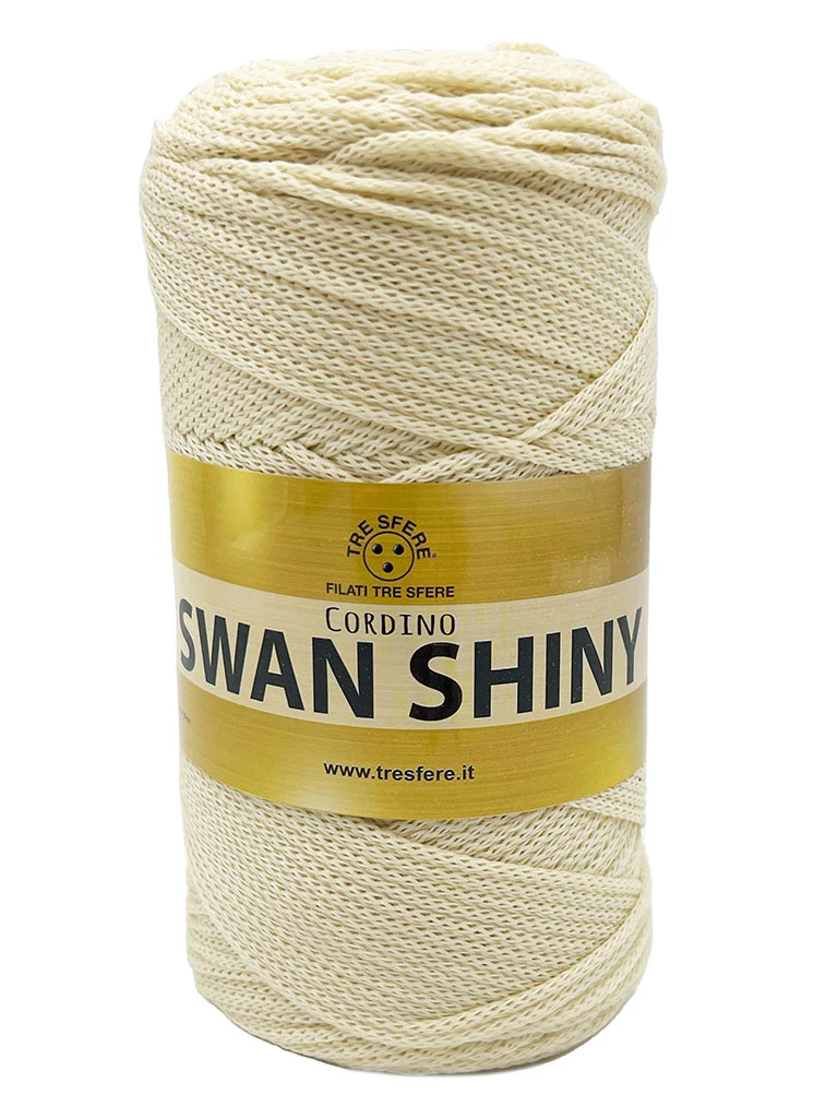 Cordino swan shiny | cf 250 gr | 100% polipropilene per borse