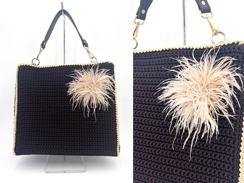 Spilla pelliccia bijoux 15cm