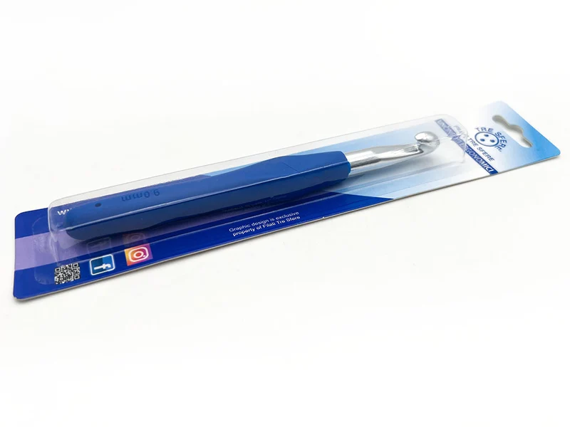 Uncinetto ergonomico per lana misura 9 | cf 1 pz