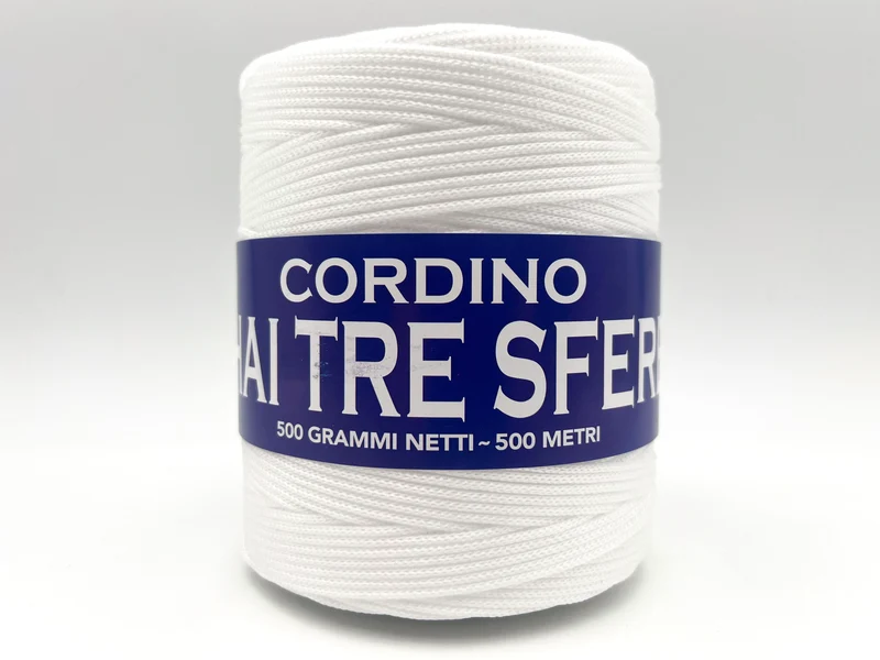 Cordino thai tre sfere | cf 500 gr | 100% polipropilene per borse