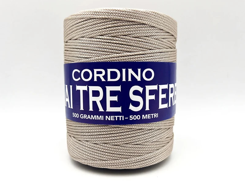 Cordino thai tre sfere | cf 500 gr | 100% polipropilene per borse