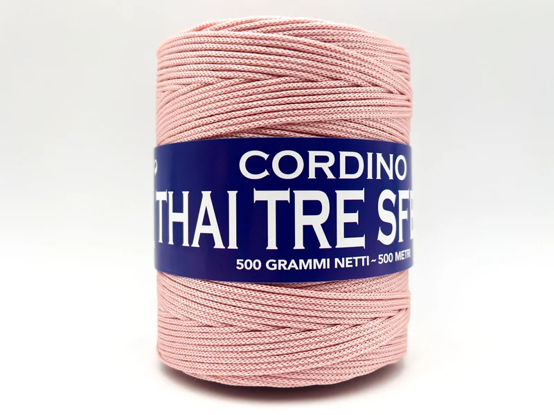 Cordino thai tre sfere | cf 500 gr | 100% polipropilene per borse