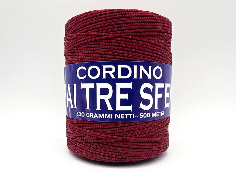 Cordino thai tre sfere | cf 500 gr | 100% polipropilene per borse