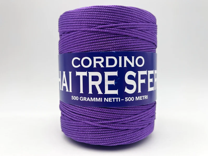 Cordino thai tre sfere | cf 500 gr | 100% polipropilene per borse