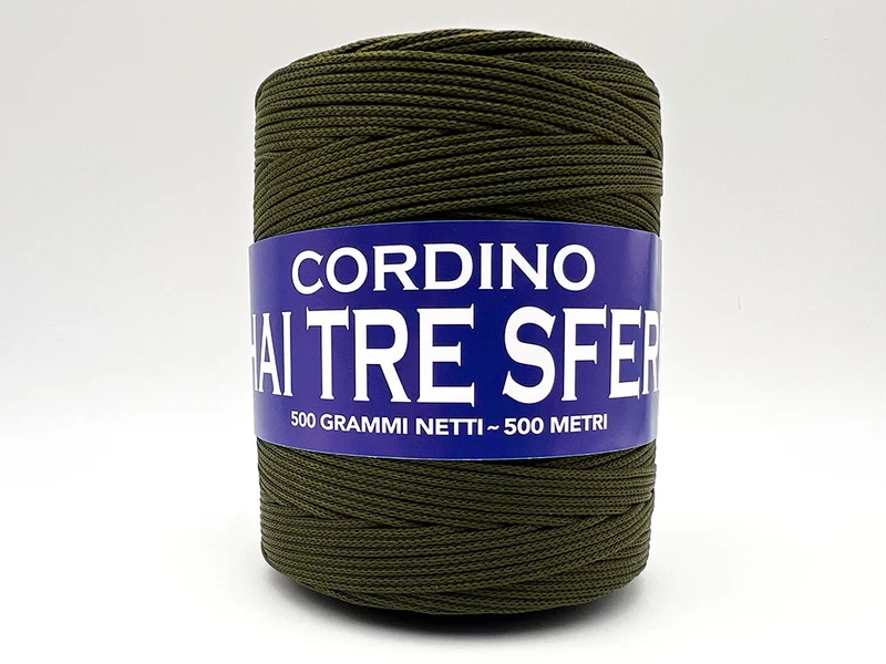 Cordino thai tre sfere | cf 500 gr | 100% polipropilene per borse