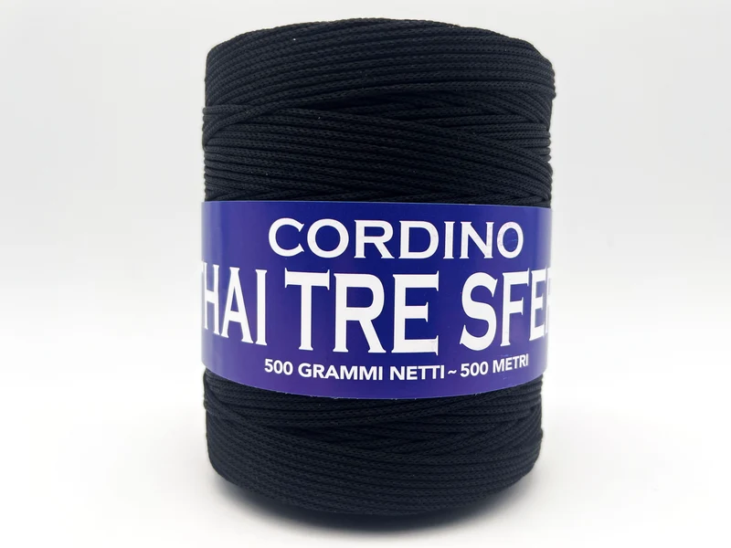 Cordino thai tre sfere | cf 500 gr | 100% polipropilene per borse