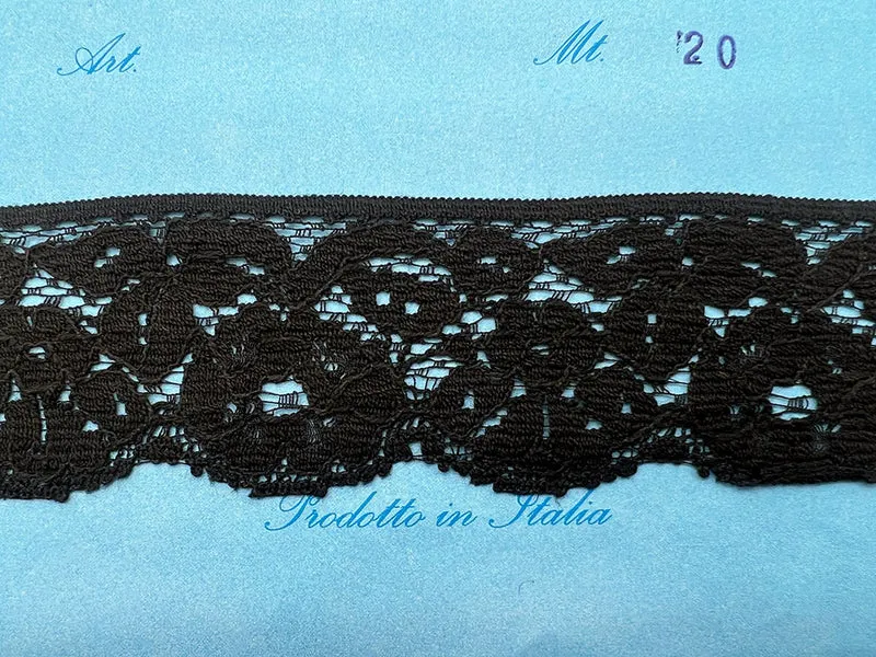 Pizzo 0959n nero cm 4 cf.20mt.